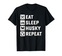 Eat Sleep Husky Repeat Husky T-Shirt