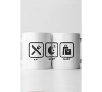 Eat, Sleep, Icon Mugs (1 Mug Shop) Find Me A Gift Multi One Size