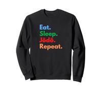 Eat Sleep Jodo Repeat for Jodo Fighters, Coaches and Lovers Sweatshirt