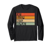 Eat Sleep JROTC Repeat US Junior ROTC Vintage Long Sleeve T-Shirt