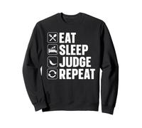 Eat - Sleep - Judge - Repeat - Chili Cook Off Judge Sweatshirt
