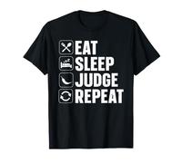Eat - Sleep - Judge - Repeat - Chili Cook Off Judge T-Shirt