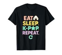 Eat Sleep K-Pop Repeat Gift Idea T-Shirt
