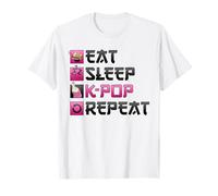 Eat Sleep K-Pop Repeat, K-Drama T-Shirt