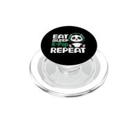 Eat Sleep K-Pop Repeat Panda Kawaii K-Pop Anime PopSockets PopGrip for MagSafe