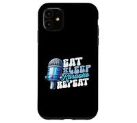 Eat Sleep Karaoke Repeat Karaoke Case for iPhone 11