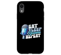 Eat Sleep Karaoke Repeat Karaoke Case for iPhone XR