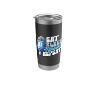 Eat Sleep Karaoke Repeat Karaoke Stainless Steel Insulated Tumbler