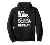 Eat Sleep Karate Repeat Martial Arts Fighter Dojo Training Pullover Hoodie