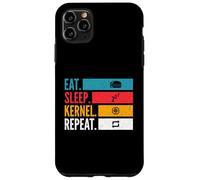 Eat Sleep Kernel Repeat Linux Coder Git Open Source Hacker Case for iPhone 11 Pro Max