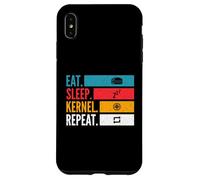 Eat Sleep Kernel Repeat Linux Coder Git Open Source Hacker Case for iPhone XS Max