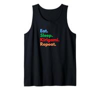 Eat Sleep Kirigami Repeat for Kirigami and Origami Lovers Tank Top