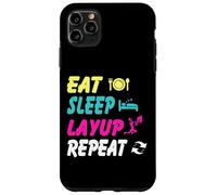 Eat Sleep Layup Repeat Basketball Humor Case for iPhone 11 Pro Max