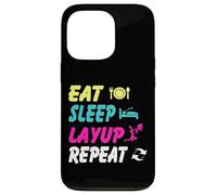 Eat Sleep Layup Repeat Basketball Humor Case for iPhone 13 Pro