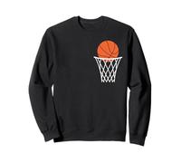 Eat Sleep Layup Repeat Basketball Humor Sweatshirt