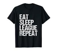 Eat Sleep League Repeat T-Shirt