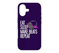 Eat Sleep Make Beats Repeat Funny Music Producer Case for iPhone 17