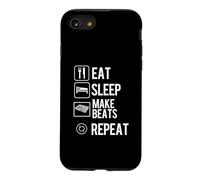 Eat Sleep Make Beats Repeat - Hip Hop Music Producer Case for iPhone SE (2020) / 7/8