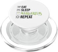 Eat Sleep Margaritas Repeat PopSockets PopGrip for MagSafe