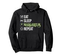 Eat Sleep Margaritas Repeat Pullover Hoodie