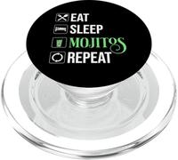 Eat Sleep Mojitos Repeat PopSockets PopGrip for MagSafe