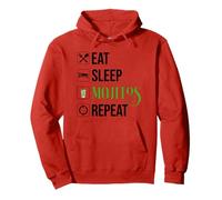 Eat Sleep Mojitos Repeat Pullover Hoodie