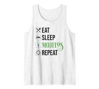 Eat Sleep Mojitos Repeat Tank Top
