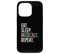Eat Sleep Musicals Repeat Broadway Theatre Actor Case for iPhone 13 Pro