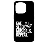 Eat Sleep Musicals Repeat Case for iPhone 15 Pro