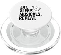 Eat Sleep Musicals Repeat PopSockets PopGrip for MagSafe
