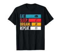 Eat Sleep Origami Repeat for Creative Paper Art Fans T-Shirt