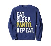 Eat Sleep Panto Repeat Funny Pantomime Sweatshirt