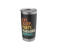 Eat Sleep Party Karaoke Repeat Stainless Steel Insulated Tumbler