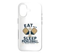 Eat Sleep Pickleball Repeat Forever Funny Pickleball Case for iPhone 17