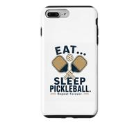 Eat Sleep Pickleball Repeat Forever Funny Pickleball Case for iPhone 7 Plus/8 Plus