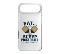 Eat Sleep Pickleball Repeat Forever Funny Pickleball Case for iPhone Air
