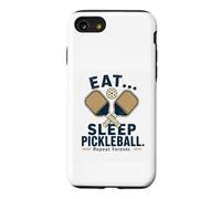 Eat Sleep Pickleball Repeat Forever Funny Pickleball Case for iPhone SE (2020) / 7/8