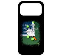 Eat Sleep Pickleball Repeat Photo Splatter Art Tee Case for iPhone 17 Pro Max