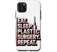 Eat Sleep Plastic Surgery Repeat Humor Design Case for iPhone 11 Pro Max