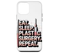 Eat Sleep Plastic Surgery Repeat Humor Design Case for iPhone 12 mini