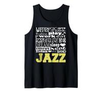 Eat Sleep Play Dream Drive Jazz Lifestyle Tank Top