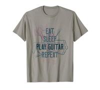 Eat Sleep Play Guitar Repeat, Guitar Musician T-Shirt