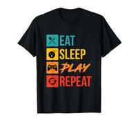 Eat Sleep Play Repeat Video Game T-Shirt