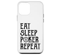 Eat Sleep Poker Repeat Vintage Chip Design Card Game Style Case for iPhone 12 mini