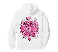 Eat Sleep Pole Dance Repeat Groovy Fun Pullover Hoodie