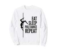 Eat Sleep Pole Dance Repeat Gymnast Pole Dancing Sweatshirt