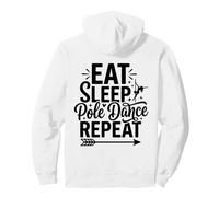 Eat Sleep Pole Dance Repeat Pole Dancing Pullover Hoodie