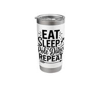 Eat Sleep Pole Dance Repeat Pole Dancing Stainless Steel Insulated Tumbler
