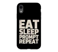 Eat Sleep Prompt Repeat AI Engineer Case for iPhone XR