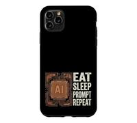Eat Sleep Prompt Repeat AI User, Artificial Intelligence Case for iPhone 11 Pro Max